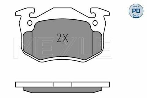 Тормозные колодки (задние) Citroen Saxo/Xsara/Peugeot 105/205/206/306/309 84- (Bendix)