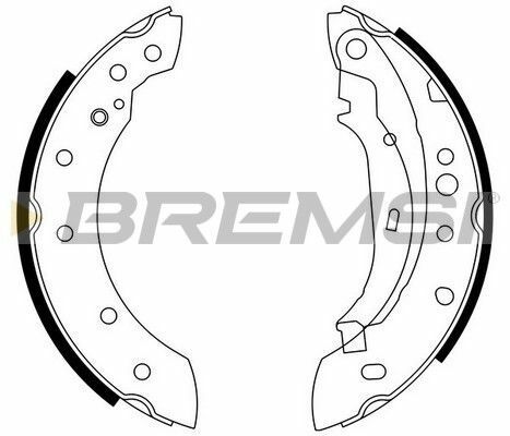 Гальмівні колодки зад. Peugeot 206 98-/306 93-01/ Laguna 93-01 (TRW)