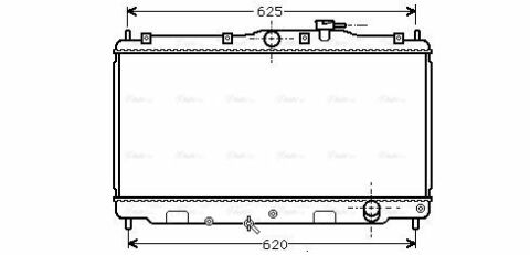 Радиатор охлаж. accord 1,8-2,0 (90-)