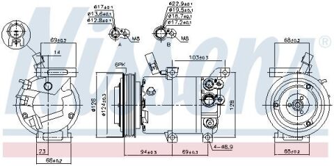 Компресор HYUNDAI ix20 (JC) (10-) 1.4 i 16V