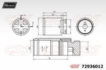 Поршень, гальмівний супорт