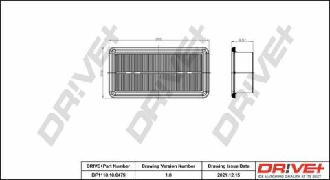 DP1110.10.0479 Drive+ - Фільтр повітря