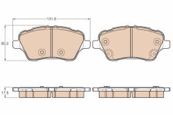 Тормозные колодки передние Ford B-Max, Transit Courier 2012–