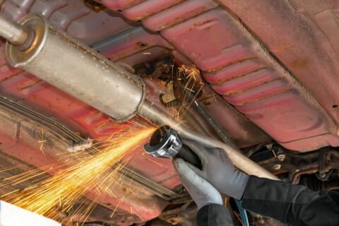 Шліфмашина пневматична (кутова) 1/4"