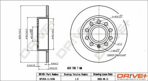 DP1010.11.0184 Drive+ - Гальмівний диск