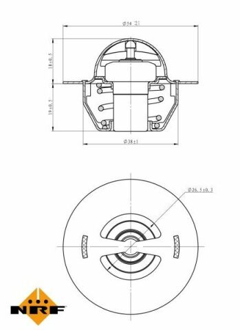 Термостат VW Golf V/Passat/Polo 1.2/1.4TSi/1.6FSI 01-14 (89 °C)