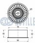 RUVILLE RENAULT Ролик натягувача ременя Master,Trafic,Movano 2,2DTI 2,5DTI, фото 2 - інтерент-магазин Auto-Mechanic