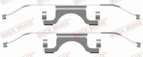 Планка супорта (переднього) прижимна (к-кт) BMW 5 (E39) 96-04 (Ate)