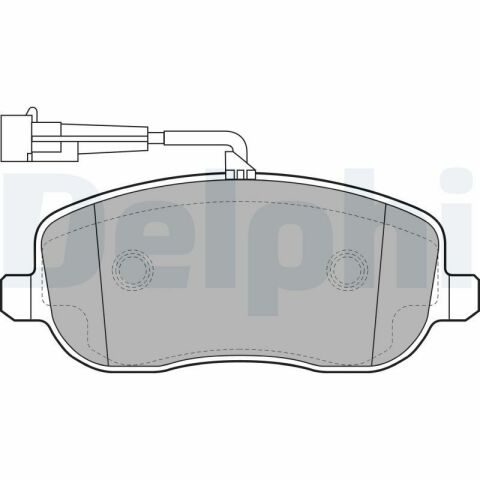 Колодки гальмові передні Croma 05- FIAT