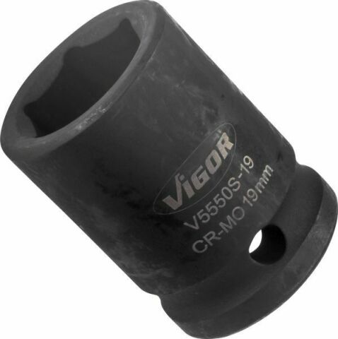 Головка ударная HEX (1/2&quot;, 19 mm) короткая