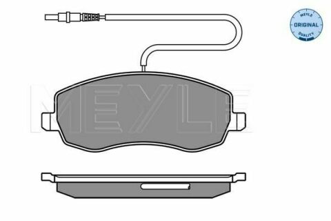 Колодки тормозные (передние) Citroen C8/Peugeot 807 2.0/2.2 HDi 06-