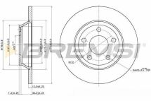 Тормозной диск перед. Audi A4 94-97 (280x13) Тормозной диск перед. Audi A4 94-97 (280x13)