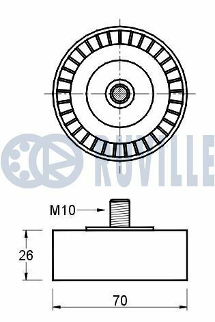 Ролик e53, e60, e61, e63, e64, e65, ssangyong