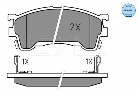 Колодки тормозные (передние) Mazda 3/6 1.8-2.0 91-02 (131.6x51.5)