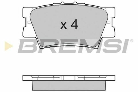 Тормозные колодки зад. Toyota RAV4 06-(akebono)