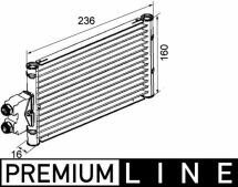 Радіатор масляний MB E-class (W211) 3.0 CDI/5.5/6.2 05-08 (АКПП)