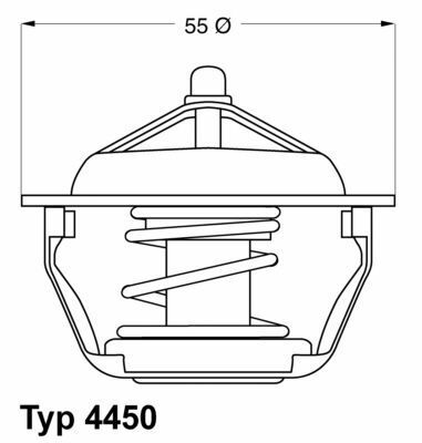 Термостат Citroen Jumper 94-02/Fiat Ducato 1.9TD 98-02 (83 °C)