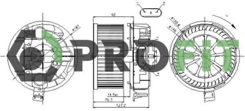 Вентилятор салона