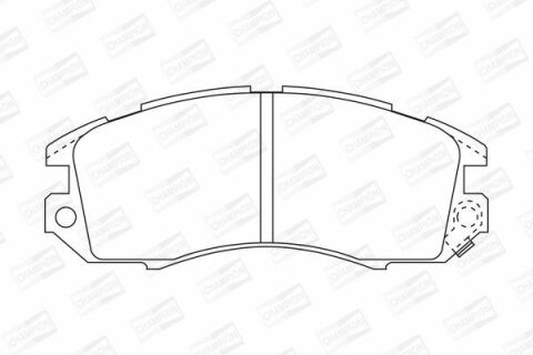 Колодки гальмові передні Subaru Impreza,Legacy 89-00 SUBARU