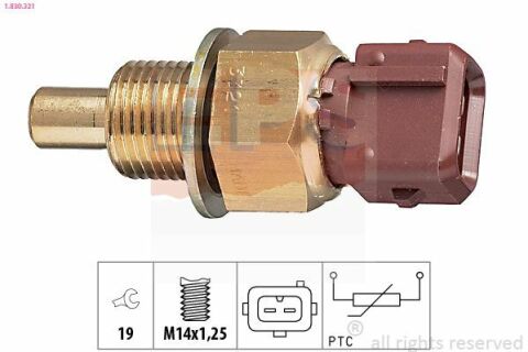 EPS CITROEN Датчик температури води Berlingo, Xsara