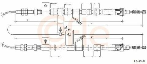 Трос ручника Трос ручника