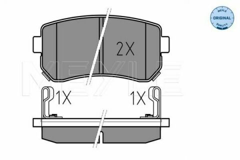 Колодки гальмівні (задні) Hyundai Accent/I20/I30/Ix35/Sonata/Kia Ceed/Rio/Sportage 1.2-3.3 05-