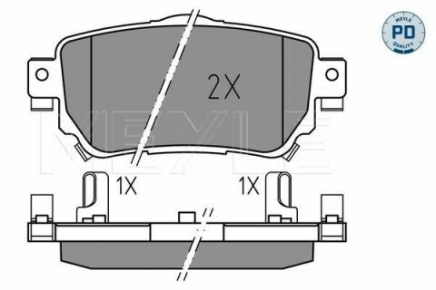 Колодки гальмівні (задні) Nissan Qashqai/ X-trail/ Renault Kadjar/ Koleos 13- (TRW)