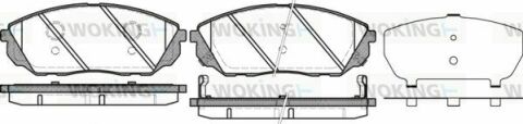 Гальмівні колодки пер. Kia Sorento 02- (sumitomo)