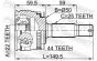 Шрус зовнішній 22x49,5x25 KIA CERATO I Hatchback (LD) 1.6 CRDi 05-08, фото 2 - інтерент-магазин Auto-Mechanic