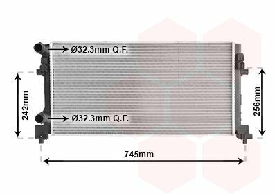 Радиатор охлаждения VW Golf VII/Skoda Octavia 12-