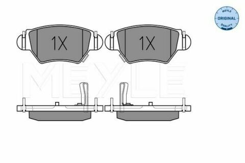 Тормозные колодки (задние) Opel Astra G/Zafira A 98-09 (Bosch)