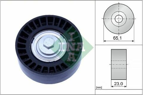 Ролик генератора Fiat Panda/Punto/500 0.9 11- (паразитный) (65x23)