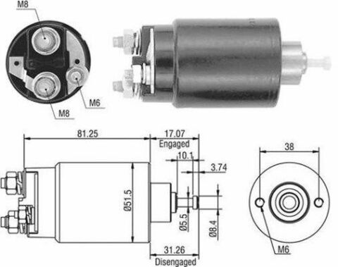 Соленоїд MAGNETI MARELLI FORD, MAZDA - FORD/ VISTEON [940113050404]