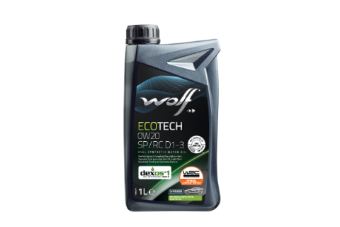 Моторна олива WOLF ECOTECH 0W-20 SP/RC D1-3, 1 літр