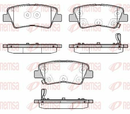 Колодки тормозные задниеcarens,ceed,soul,hyundai i10,20,30,40,tucson