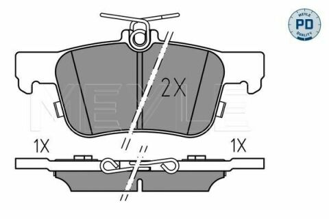 Тормозные колодки (задние) Ford Mondeo/Galaxy/S-Max 14-/Kuga 12-