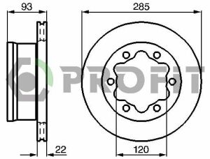 Диск гальмівний