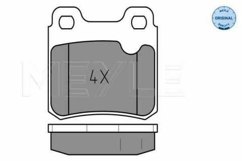 Тормозные колодки (задние) Opel Astra F/Kadet E/Vectra A 1.8-2.0 86-98