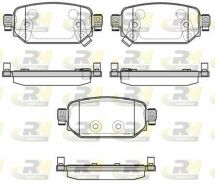 Гальмівні колодки дискові задні MAZDA 3 02 17- Гальмівні колодки дискові задні MAZDA 3 02 17-