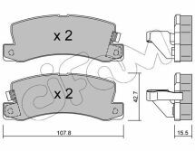 Тормозные колодки зад. Avensis/Corolla/Camry/Corona/Celica/Carina/RX/ES 87-07 Тормозные колодки зад. Avensis/Corolla/Camry/Corona/Celica/Carina/RX/ES 87-07