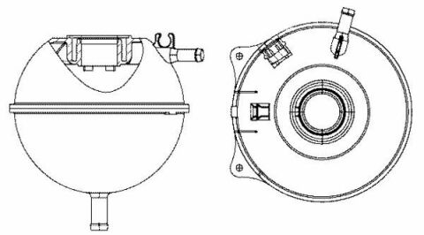 Бачок розширювальний VW T4 91-03 Бачок розширювальний VW T4 91-03