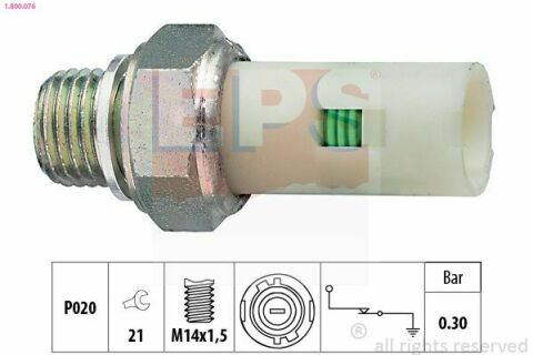 EPS RENAULT Датчик тиску масла R5/21/Trafic, Kangoo, Master II, Opel, Volvo