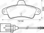 JURID Колодки тормозные задние MONDEO 1.6-2.0 93-, фото 2 - интернет-магазин Auto-Mechanic