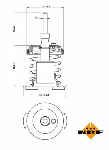 Термостат Toyota Auris/Corolla/Yaris/Subaru Trezia 1.3/1.33 08- (82°C)