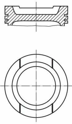 Поршень Audi A3/A4/VW Passat 1.6 96-10 (81.01mm/STD)