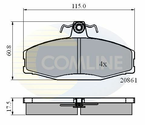 CBP0928 Comline - Гальмівні колодки до дисків