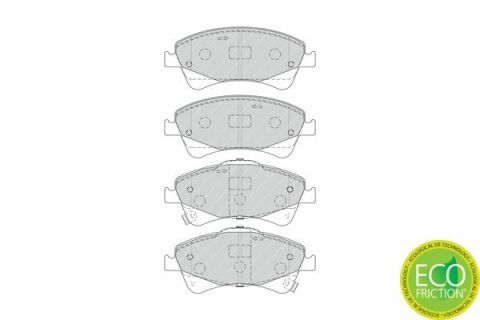 Тормозные колодки перед. Toyota Avensis 08-(bosch) (150,8x62,5x19,5)