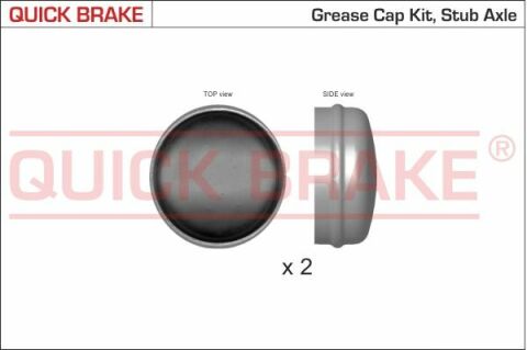 9821K QUICK BRAKE Пилозахисні  ковпачки для ступиці