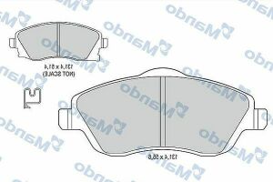 MBF015178 MANDO Гальмівні колодки до дисків