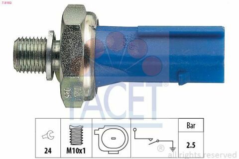 Датчик давления масла Audi A4/A6/Skoda Octavia/Superb/VW Caddy/Golf/Passat/Tiguan 1.0-3.0 04-